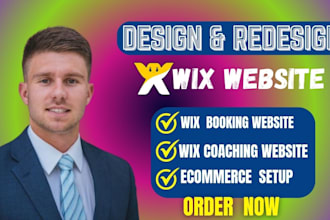 create a full USA UK wix booking system for salons, coaches and service websites