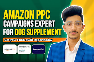 manage amazon ads of dog supplement brands to boost sales and profitability