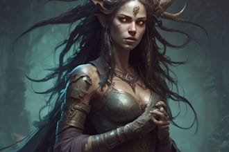 fantasy horror and fantasy horror character