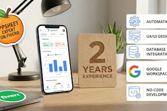 google appsheet developer excel inventory crm business app