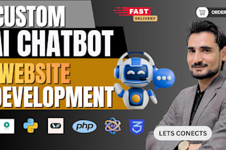 build your ai chatbot, saas website and ai integrations