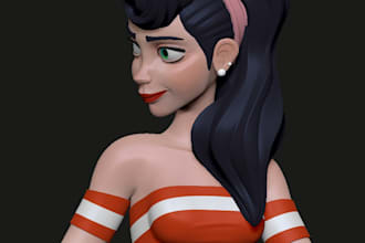 sculpt custom 3d character busts for 3d printing