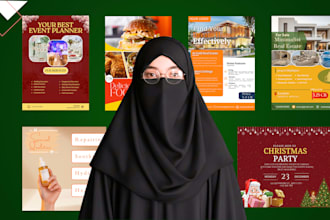 do flyer and brochure design for business print ready