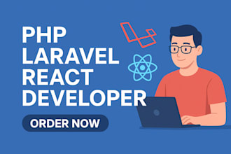 develop or fix PHP laravel react websites
