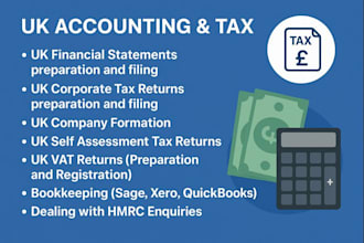 provide all types of accounting services for UK clients