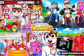 high ctr roblox thumbnail clickbait roblox gfx roblox banner youtube thumbnail
