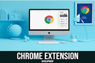develop chrome extension, web automation bot, data scraper