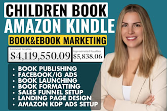 do amazon kindle book promotion children ebook marketing kdp ads book formatting
