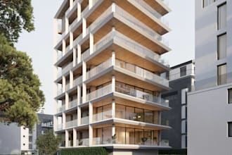 construct 3d residential building,multi story apartment,urban design,cgi render