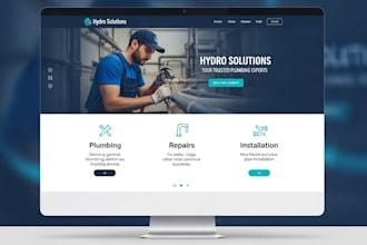develop handyman website, construction website and plumbing website