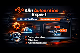 build n8n automation , API integrations, and ai workflows