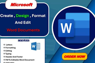 create and format professional word documents