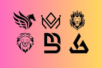 design lettermark, wordmark, signature, and pictorial logo for your brand