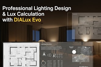 create lighting designs with lux calculations in dialux evo