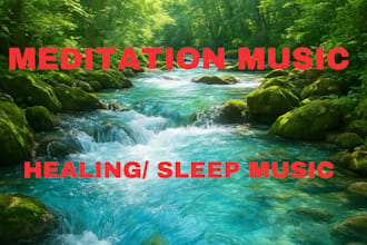 create custom meditation music for healing and relaxation ambient music