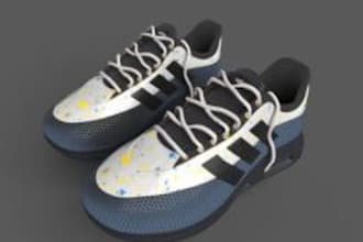 create 3d shoes design, 3d sneakers, 3d footwear heels cgi 3d shoes animation