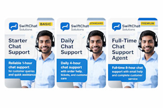 be your professional chat support agent for your business