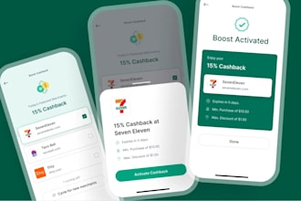 custom ai saas loyalty app, customer reward app, points reward app cashback app