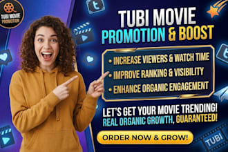 do tubi movie promotion, increase tubi viewers and ranking, organic audience
