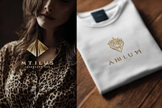 do highly modern luxury and creative business logo design