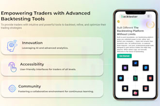 develop a trading bot or fintech app with real time data and automation