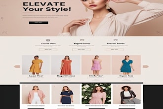 develop a trendy shopify boutique or apparel website