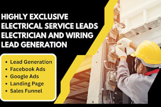 generate electrician leads electrical service leads cabling contractor leads