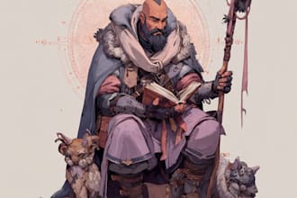 do dnd character art illustration commissions