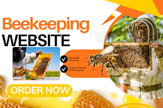 build beekeeping website beehive landing page honey bee store honey farm website