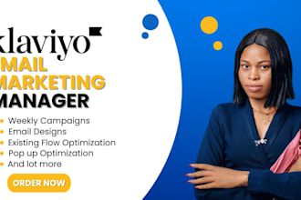 manage your email marketing in klaviyo