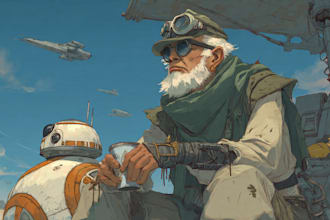design your sci fi and star wars character