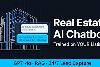 build a real estate ai chatbot trained on your listings and property docs