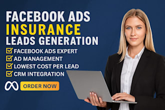 generate commercial insurance unbounce organic b2b leads auto broker agency
