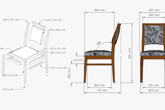 do 3d furniture design for manufacturing and visualization