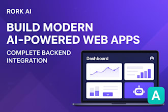 build modern ai  powered web apps using rork ai, complete backend integration
