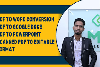 convert PDF to word google docs powerpoint and offer fast typing service