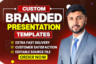 design a business presentation or corporate decks