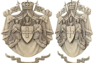 design 3d custom medieval heraldic,3d relief carving,emblem cnc logo,3d printing