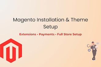 install magento and themes professionally