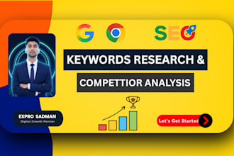 boost your website visibility by keyword research and competitor analysis