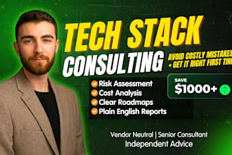 review your tech stack and give you independent consulting advice