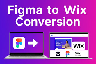 convert figma to wix and revamp or clone your wix website