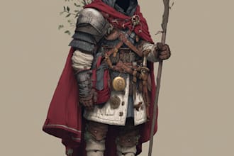 draw your dnd rpg character
