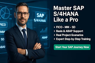 create expert sap s4hana for fico, mm, sd course, basis, abap support training