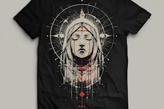 design religious or christian t shirt design