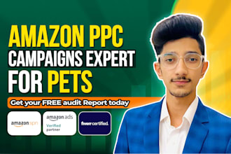 manage amazon PPC campaigns of pet brands and do amazon ads optimization