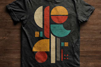 design retro vintage t shirt design and illustration
