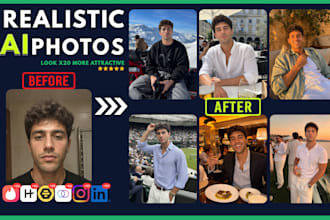 create realistic ai pictures for tinder, hinge, bumble and dating profile