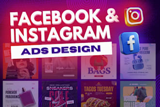 design facebook and instagram ad creatives for better sales