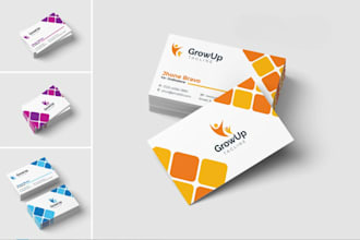 design a premium double sided business card